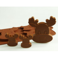Moule en silicone Petits rennes