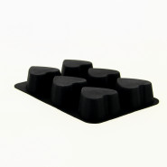 Moule en silicone Grands coeurs
