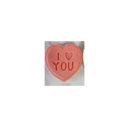 Moule en silicone savon coeur - "I love you"